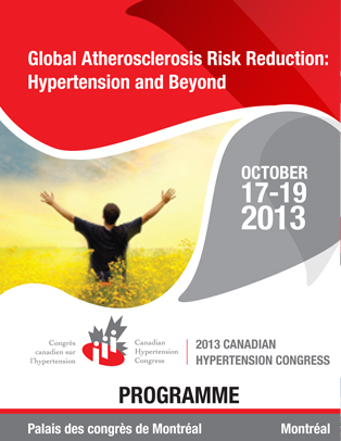 2013 Canadian Hypertension Congress Program